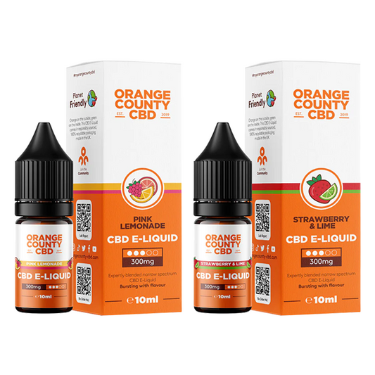 Orange County 300mg CBD E-Liquid - 10ml (50VG/50PG) | The CBD Hut