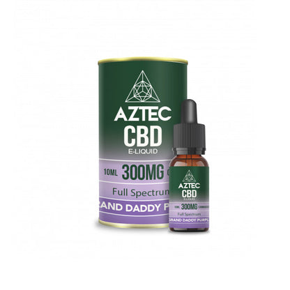 Aztec 300mg CBD Vaping Liquid - Grand Daddy Purple (50PG/50VG) | The CBD Hut
