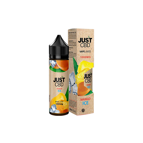 Just CBD 3000mg Vape Juice - 60ml - Mango Ice | The CBD Hut