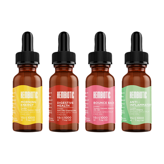 Hembiotic 1000mg Functional CBD Oil - 15ml | The CBD Hut