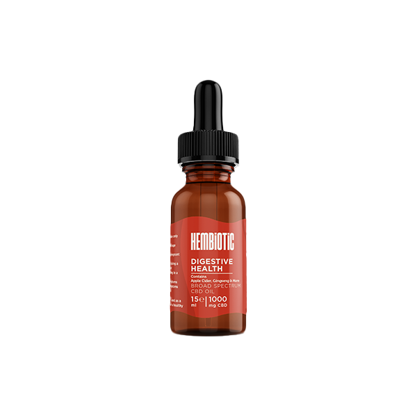 Hembiotic 1000mg Functional CBD Oil - 15ml - Digestive Health | The CBD Hut