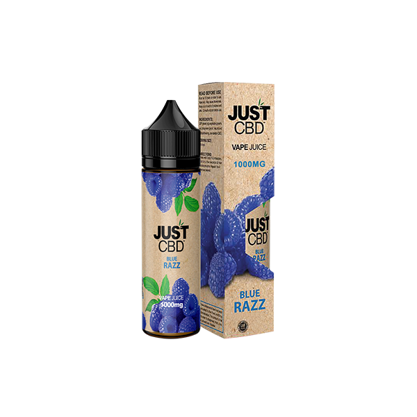 Just CBD 500mg Vape Juice - 60ml - Blue Razz | The CBD Hut