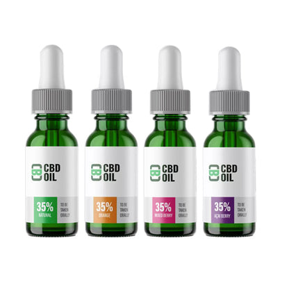 CBD Asylum 35% 3500mg CBD Oil - 10ml (BUY 1 GET 2 FREE) | The CBD Hut