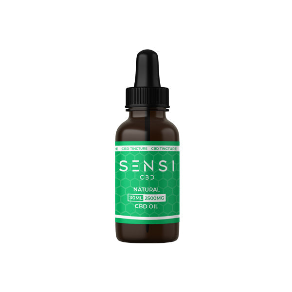 Sensi CBD 2500mg CBD Oil Tincture - Natural (BUY 1 GET 1 FREE) | The CBD Hut