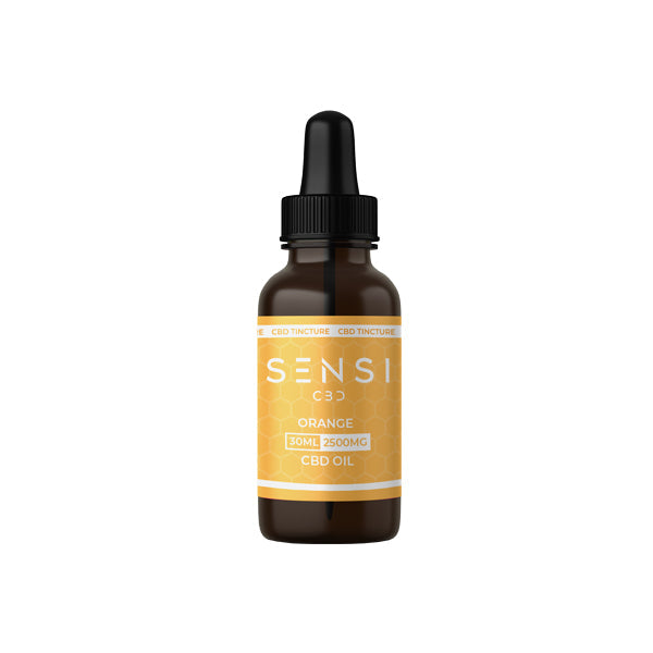 Sensi CBD 2500mg CBD Oil Tincture - Orange (BUY 1 GET 1 FREE) | The CBD Hut