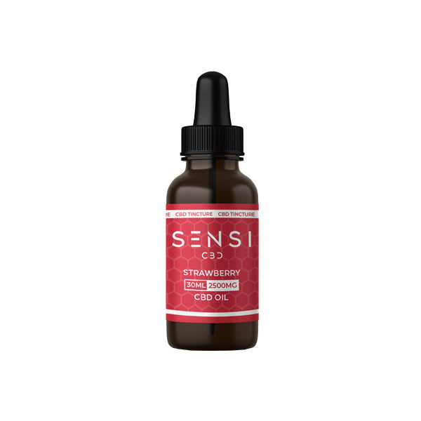 Sensi CBD 2500mg CBD Oil Tincture - Strawberry (BUY 1 GET 1 FREE) | The CBD Hut