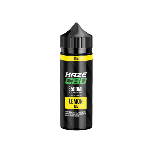 Haze 3500mg CBD E-Liquid - 100ml - Lemon Ice | The CBD Hut