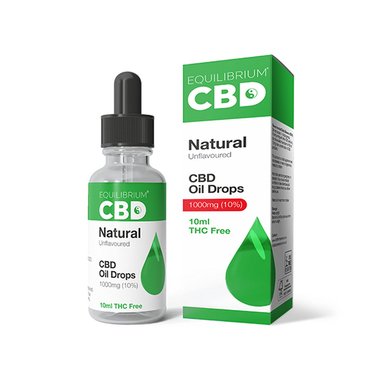 1000mg Equilibrium CBD Oil 10ml - Natural Flavour | The CBD Hut