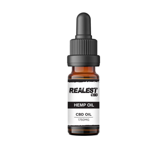 Realest CBD 1750mg CBD Hemp Oil - 10ml (BUY 1 GET 1 FREE) | The CBD Hut