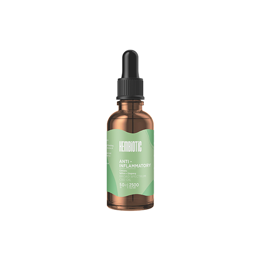Hembiotic 2500mg Functional CBD Oil - 50ml - Anti-Inflammatory | The CBD Hut