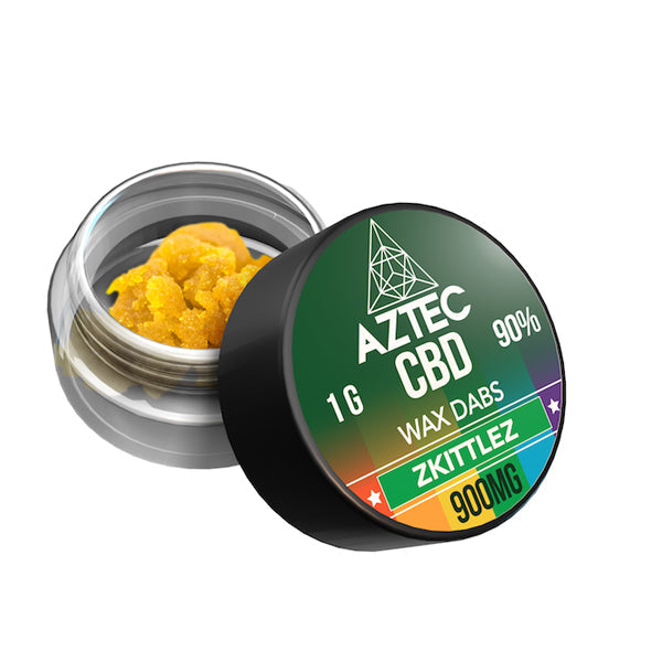Aztec CBD 900mg CBD Wax/Crumble - Zkittlez | The CBD Hut