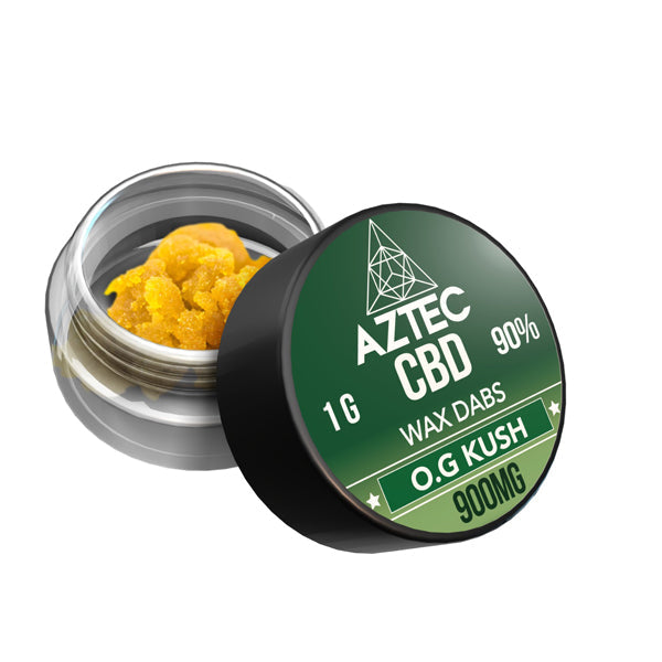 Aztec CBD 900mg CBD Wax/Crumble - O.G Kush | The CBD Hut