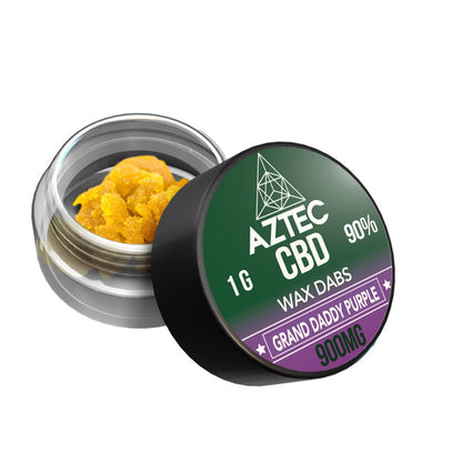 Aztec CBD 900mg CBD Wax/Crumble - Grand Daddy Purple | The CBD Hut