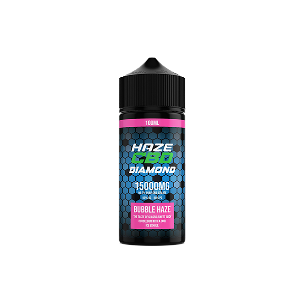 Haze CBD Diamond 15000mg E-Liquid - Bubble Haze | The CBD Hut