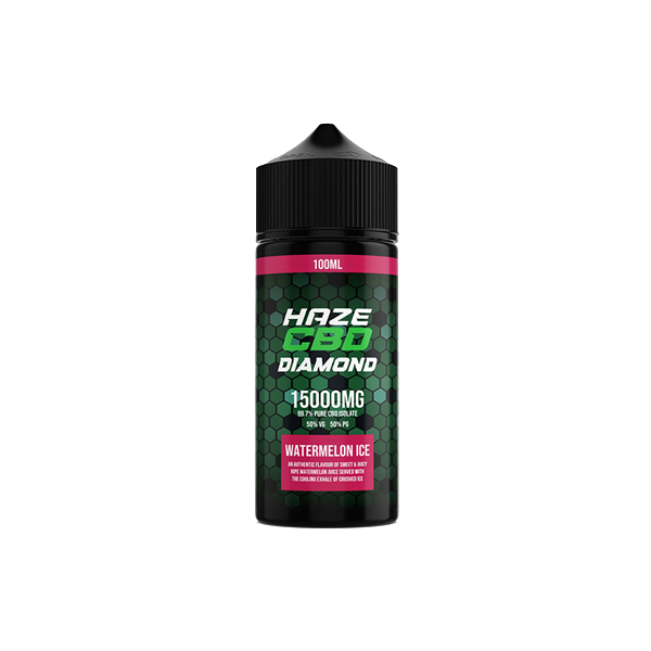 Haze CBD Diamond 15000mg E-Liquid - Watermelon Ice | The CBD Hut