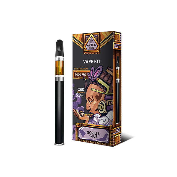 Aztec 1000mg CBD Vape Kit - Gorilla Glue | The CBD Hut