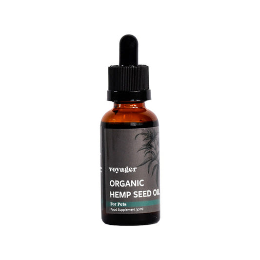 Voyager Pets Organic Hemp Seed Oil - 30ml | The CBD Hut
