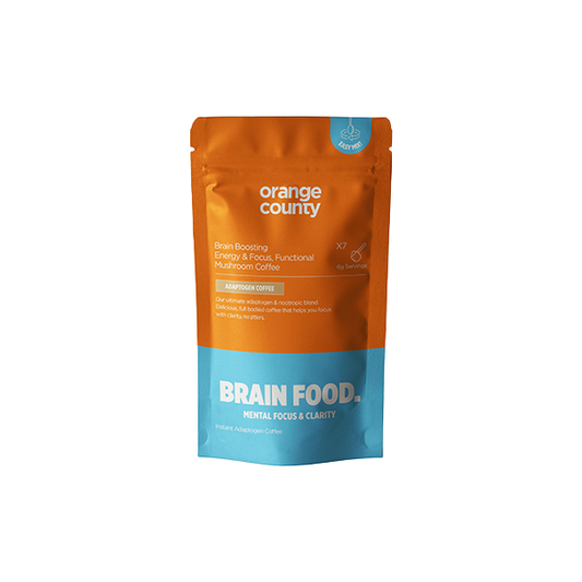 Orange County Focus & Energy Brain Food Mushroom Coffee Supplement (Sample Size) 42g | The CBD Hut
