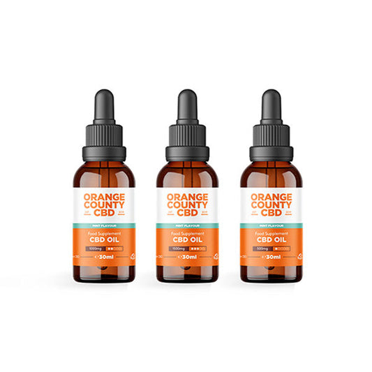 Orange County 1500mg CBD Flavoured Oil Tincture - 30ml | The CBD Hut