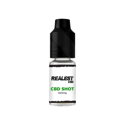Realest CBD 500mg CBD E-Liquid Booster Shot - 10ml (BUY 1 GET 1 FREE) | The CBD Hut