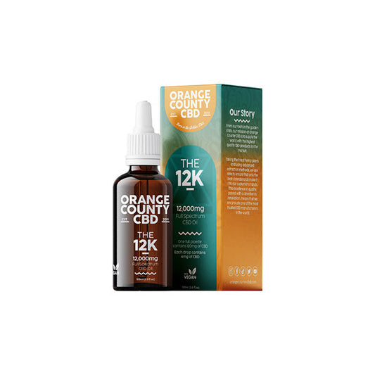 Orange County 12000mg CBD Oil - 100ml | The CBD Hut