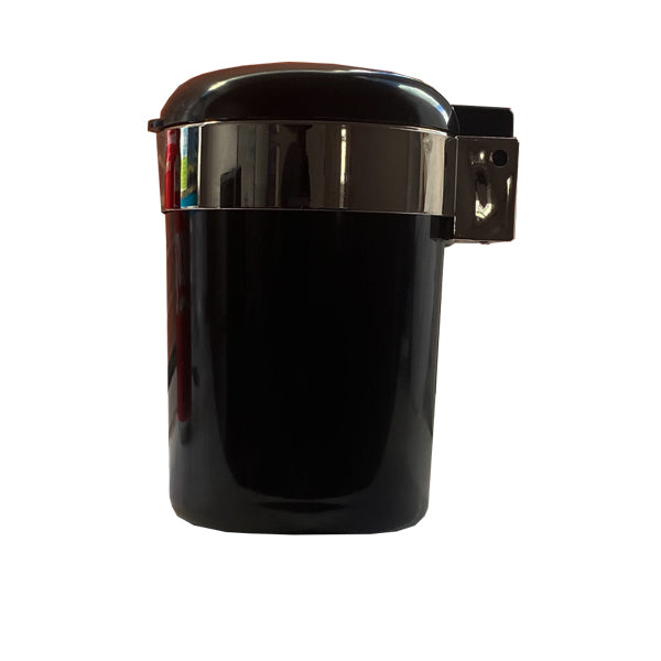 Plastic Car Bucket Ash Tray With LED Lights - Black | The CBD Hut