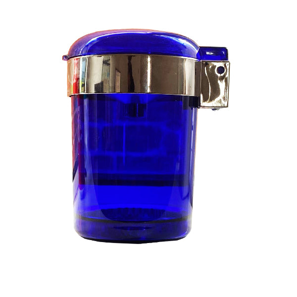 Plastic Car Bucket Ash Tray With LED Lights - Blue | The CBD Hut