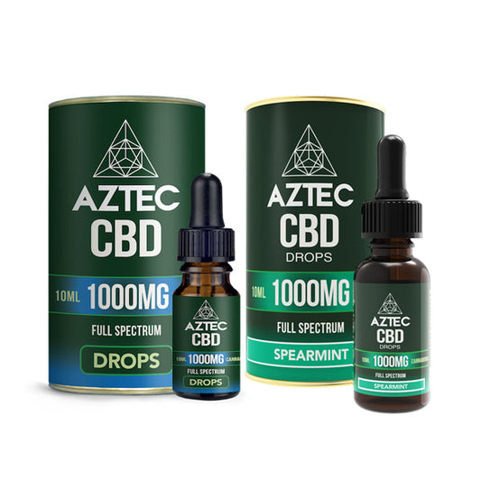 Aztec 1000mg CBD Hemp Oil - 10ml | The CBD Hut