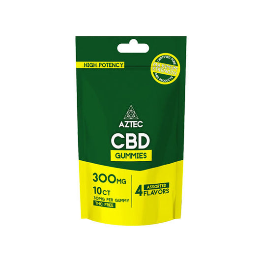Aztec CBD Broad Spectrum 300mg CBD Gummies - 10 Pieces | The CBD Hut