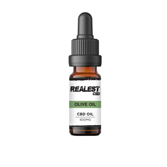 Realest CBD 600mg CBD Olive Oil - 10ml (BUY 1 GET 1 FREE) | The CBD Hut
