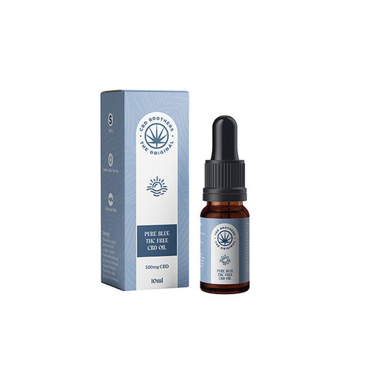 CBD Brothers Pure Blue 500mg CBD Oil - 10ml | The CBD Hut
