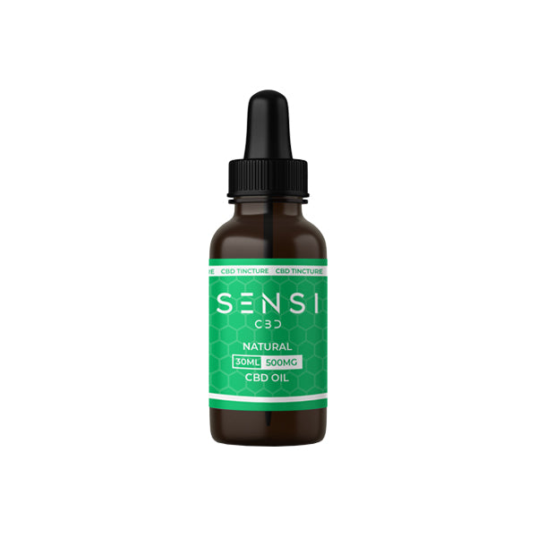 Sensi CBD 500mg CBD Oil Tincture - Natural (BUY 1 GET 1 FREE) | The CBD Hut