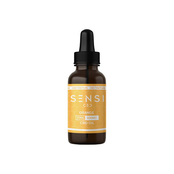 Sensi CBD 500mg CBD Oil Tincture - Orange (BUY 1 GET 1 FREE) | The CBD Hut