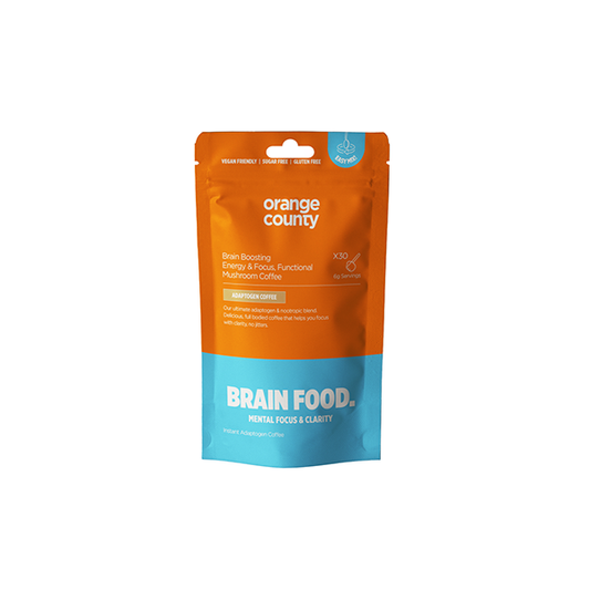Orange County CBD 120000mg BRAIN FOOD Focus Coffee Powder - 200g | The CBD Hut