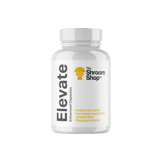 The Shroom Shop Enhanced Elevate 67500mg Capsules - 90 Caps  | The CBD Hut