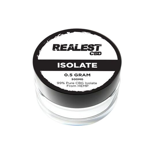 Realest CBD 500mg CBG Isolate - 0.5g (BUY 1 GET 1 FREE) | The CBD Hut