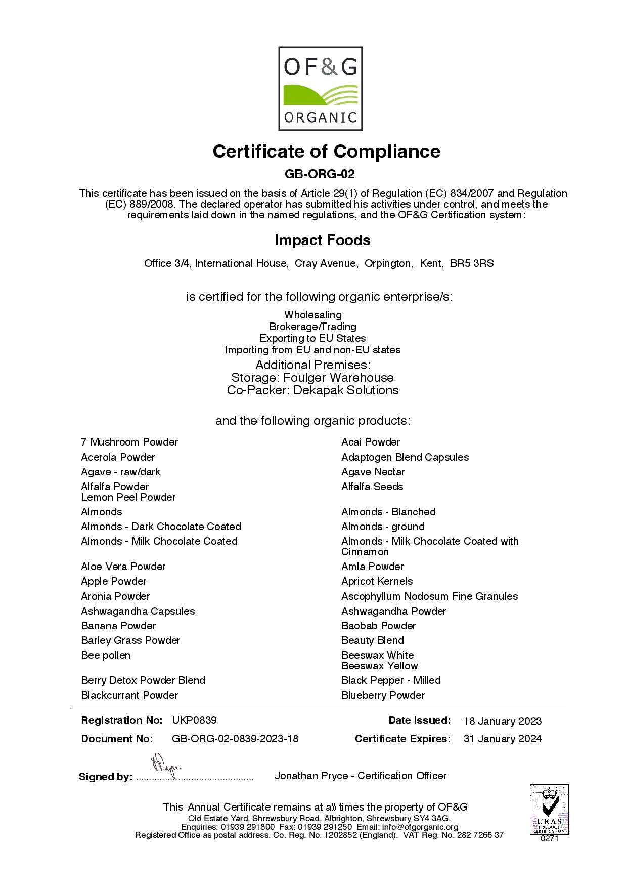 CBD Brothers 300mg CBD Balm - 30ml - certificate of compliance ingredients | The CBD Hut