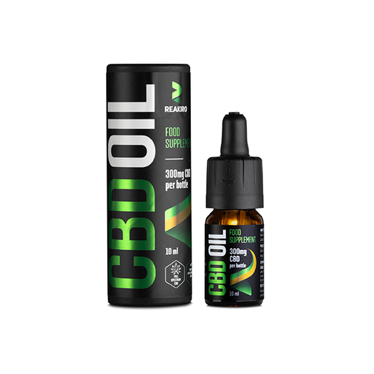 Reakiro 300mg CBD Oil 3% Full Spectrum - 10ml (BUY 1 GET 1 FREE) | The CBD Hut