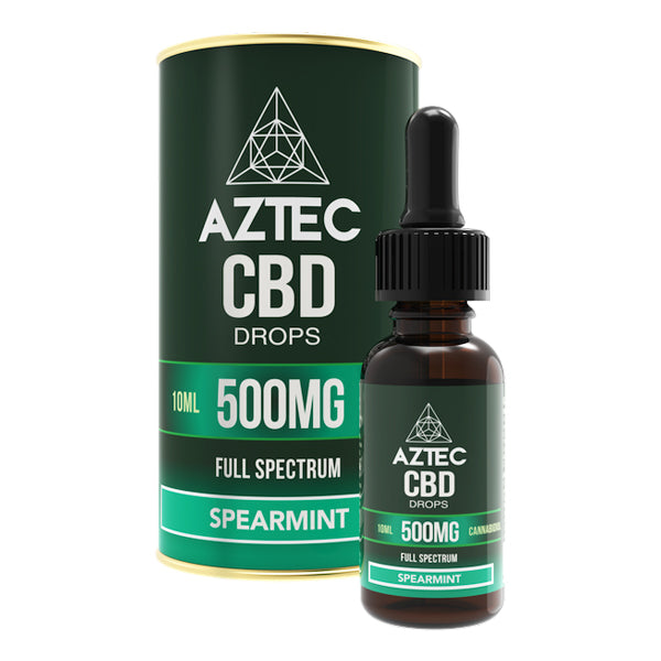 Aztec 500mg CBD Hemp Oil - Spearmint | The CBD Hut