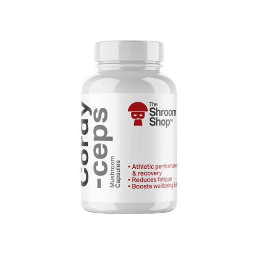 The Shroom Shop Cordyceps Mushroom 45000mg Capsules - 90 Caps | The CBD Hut