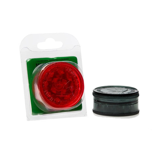 3 Parts Mini NO.1 Plastic Magnetic 40mm Grinder - 12 Pack | The CBD Hut