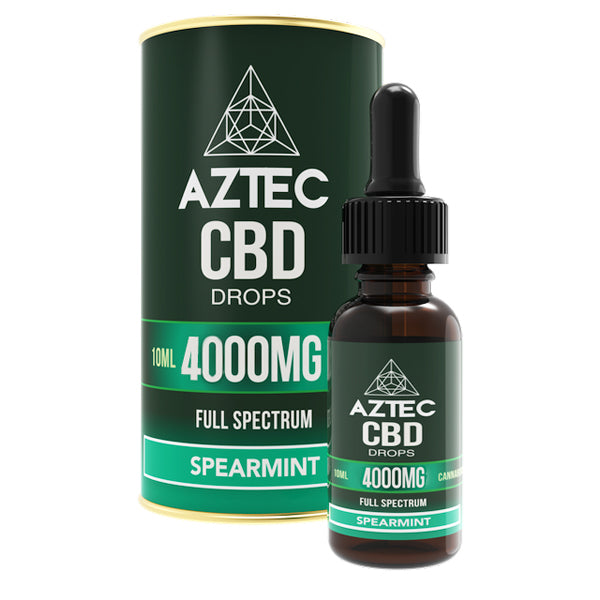 Aztec 4000mg CBD Hemp Oil - Spearmint | The CBD Hut
