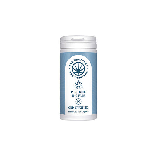 CBD Brothers Pure Blue 750mg CBD Vegan Capsules - 30 Caps | The CBD Hut