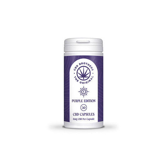CBD Brothers Purple Edition 240mg CBD/CBDA Capsules - 30 Caps | The CBD Hut