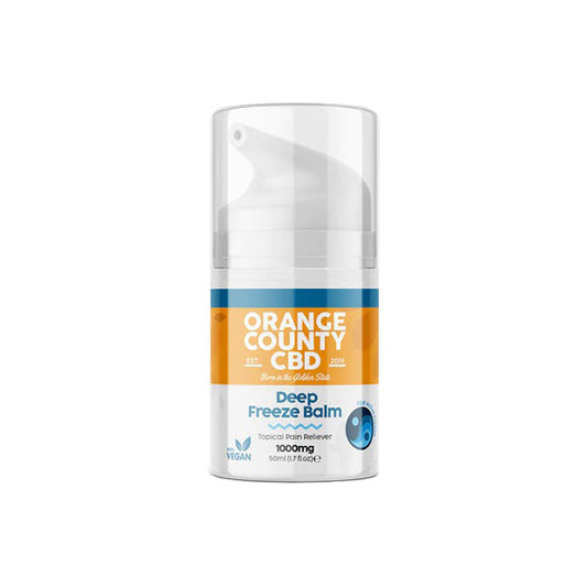 Orange County 1000mg CBD Deep Freeze Muscle Balm - 50ml | The CBD Hut
