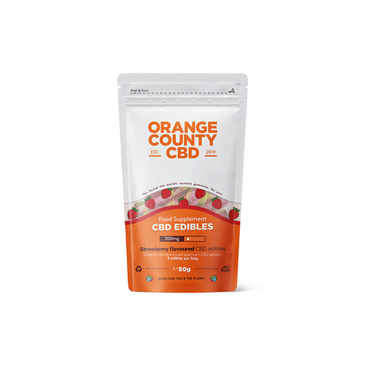 Orange County CBD 200mg Gummy Strawberries - Grab Bag | The CBD Hut