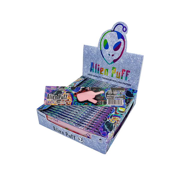 Alien Puff King Size Transparent Papers - 25 Packs | The CBD Hut