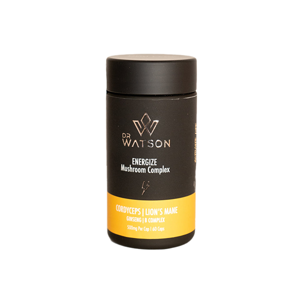 Dr Watson Energise Mushroom Complex - 60 Caps | The CBD Hut