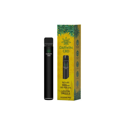 Darwin 300mg CBD Prefilled Pod Vape Kit - Lemon Drizzle | The CBD Hut