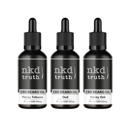 NKD 150mg CBD Infused Speciality Beard Oils - 30ml | The CBD Hut